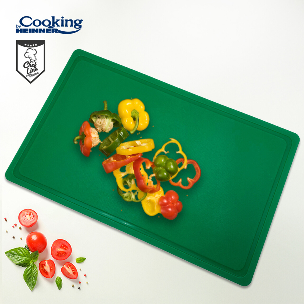 Tocator HACCP GN1/1, Cooking by Heinner, 53x32.5x2 cm, polietilena (LPDE), verde - imagine 3